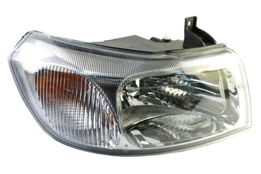Far fata Dreapta (H4, electric, fara motoras, culoare insert: cromat) potrivit FORD TRANSIT