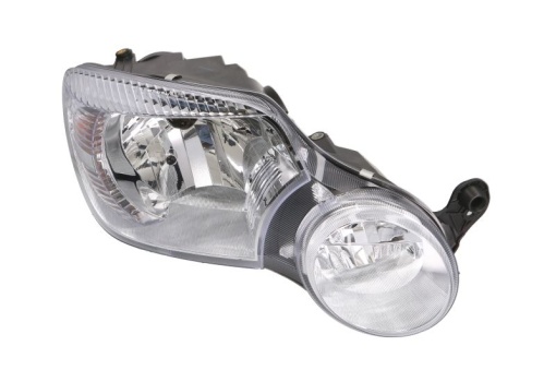 Far fata Dreapta (H4/H7, electric, cu motor, culoare insert: argintiu) potrivit SKODA YETI