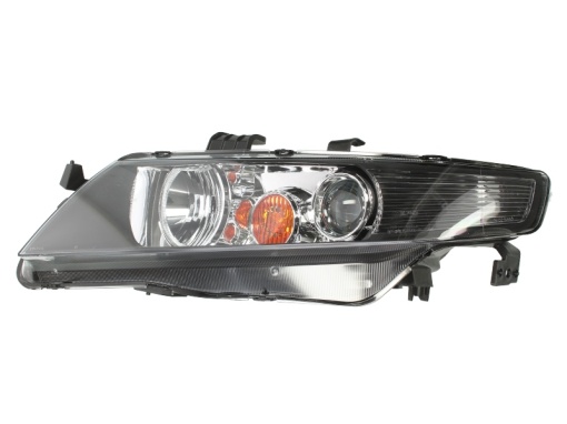 Far fata Stanga (2*H1, electric, fara motoras, culoare insert: gri, culoare semnalizator: portocaliu) potrivit HONDA ACCORD VII 10.02-09.05