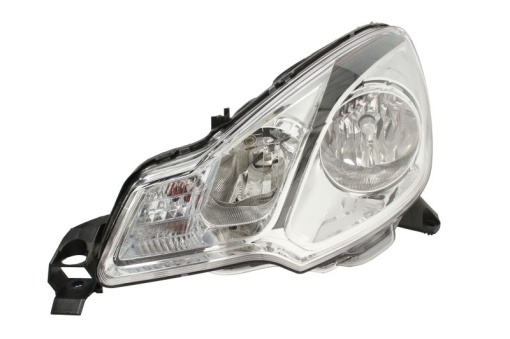 Far fata Stanga (H1/H7, electric, cu motor, culoare insert: cromat, culoare semnalizator: alb) potrivit CITROEN C3 I, C3 II