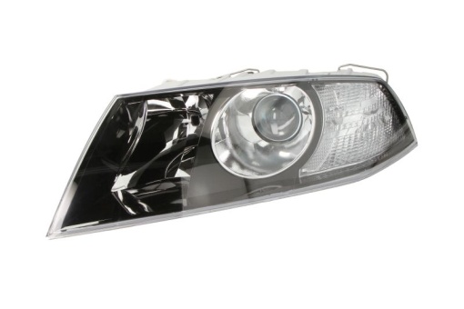 Far fata Stanga (H1/H7, electric, cu motor, culoare insert: negru) potrivit SKODA OCTAVIA II