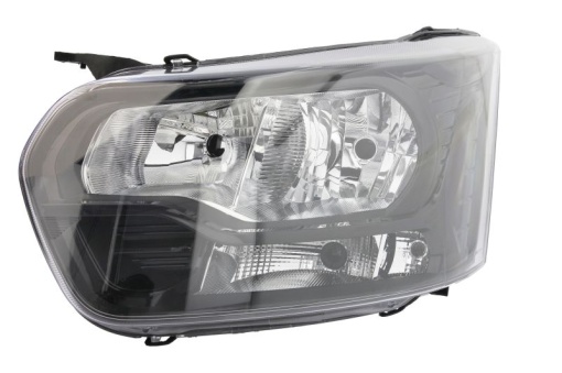 Far fata Stanga (H15/H7, electric, cu motor, culoare insert: negru) potrivit FORD TRANSIT, TRANSIT V363