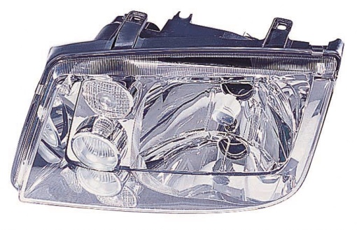 Far fata Stanga (H3/H4, electric, fara motoras, culoare insert: cromat) potrivit VW BORA, BORA I -05.05