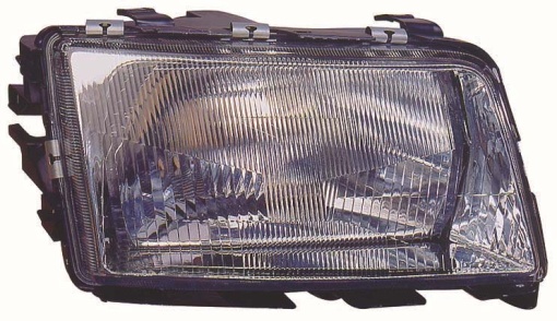 Far fata Stanga (H4, electric, fara motoras, culoare insert: cromat) potrivit AUDI 100 C4 01.90-12.94