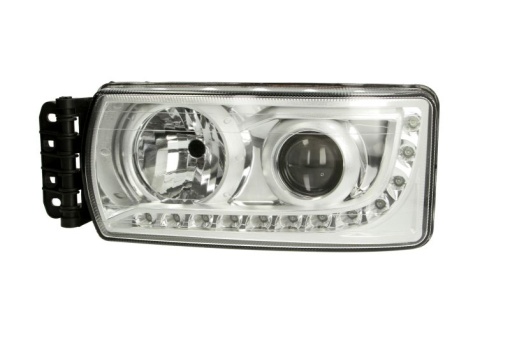 Far fata Stanga (H7/LED, manual, cu controler ECU) potrivit IVECO EUROCARGO IV, EUROCARGO V, STRALIS I, STRALIS II 02.02-