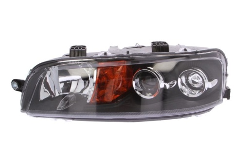 Far fata Stanga (halogen, H7/H7, electric, fara motoras, culoare insert: gri, culoare semnalizator: galben) potrivit FIAT PUNTO, PUNTO EVO/HATCHBACK, PUNTO/HATCHBACK 01.00-12.03