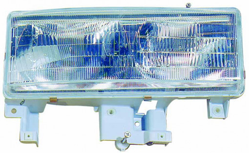 Far Stanga (H3/H4, manual, fara motoras, culoare insertie: cromat) potrivit MITSUBISHI CANTER (FE3, FE4) V