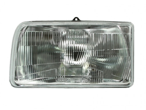 Far Stanga (H4, mecanic, culoare insertie: cromat) potrivit FORD FIESTA II, FIESTA/HATCHBACK