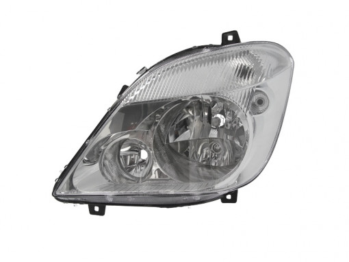 Far stanga (H7, reglaj electric, fundal cromat) MERCEDES SPRINTER 2006-2013 - Img 1