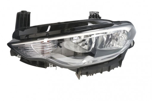 Far Stanga (halogen, H15/H7/PY21W, electric, cu motor, culoare insertie: cromat, culoare semnalizator: portocaliu) potrivit FIAT TIPO