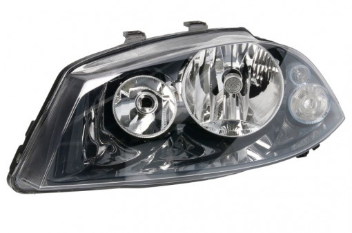 Far Stanga (halogen, H3/H7, electric, fara motoras, culoare insertie: gri, culoare semnalizator: transparent) potrivit SEAT CORDOBA, IBIZA III -05.07