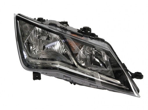 Far Stanga (halogen, H7, electric, fara motoras, culoare semnalizator: transparent) potrivit SEAT LEON, LEON SC, LEON ST, LEON ST/KOMBI 09.12-
