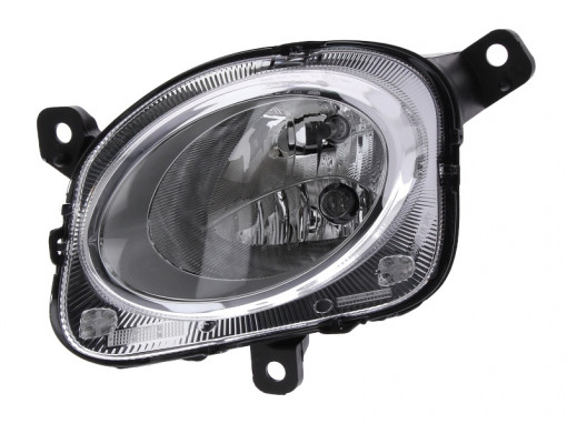 Far Stanga (halogen, W21, fara motoras, bec, culoare insertie: cromat) potrivit FIAT 500L