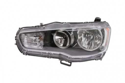 Far Stanga (HB3/HB4, manual, fara motoras, culoare insertie: negru) potrivit MITSUBISHI LANCER VIII