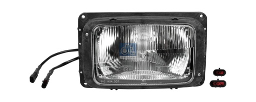 Fat stanga (H4, manual, culoare insert: argintiu) potrivit IVECO EUROCARGO I-III, EUROSTAR, EUROTECH MH, EUROTECH MP, EUROTECH MT, EUROTRAKKER 01.91-