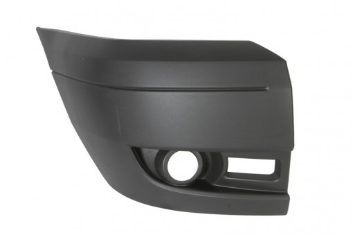 Flaps bara protectie Fata Dreapta cu locas proiector, gri inchis, TUV potrivit FORD TRANSIT, TRANSIT TOURNEO -08.13