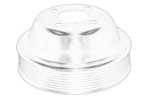 Fulie ventilator radiator potrivit PERKINS