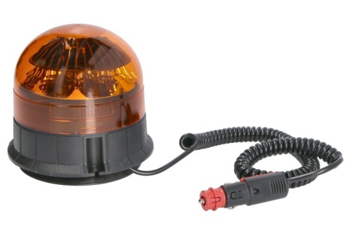 Girofar; E-VENUS (portocaliu, 10/12/24/30V, LED, LED, 17W, fixare magnetica, nr. programe: 1, bliț dublu, lungime cablu ; 2,5m) - Img 1