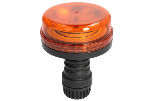 Girofar (portocaliu, 12/24V, LED, LED, Fixare flexibilă, tubular cap, numar programe: 3) - Img 1