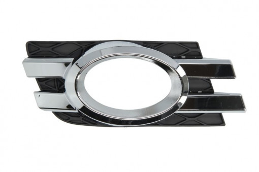 Grila bara Dreapta cu locas proiector, crom/negru potrivit MERCEDES GL X164 09.06-12.12 01.06-06.09