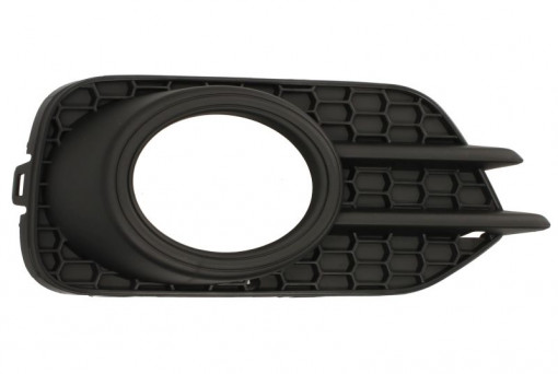 Grila bara Dreapta cu locas proiector, plastic, negru potrivit VW TIGUAN 09.07-07.18 09.07-07.16