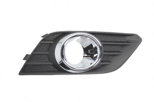 Grila bara Dreapta TYP II, cu locas proiector, crom/negru potrivit OPEL MOKKA / MOKKA X 06.12- 06.12-06.16