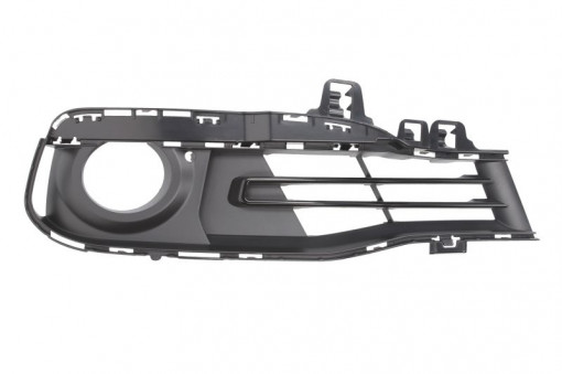 Grila bara fata dreapta basis, cu locas proiectoare, plastic BMW Seria 3 (F30, F80), 3 (F31) dupa 2014