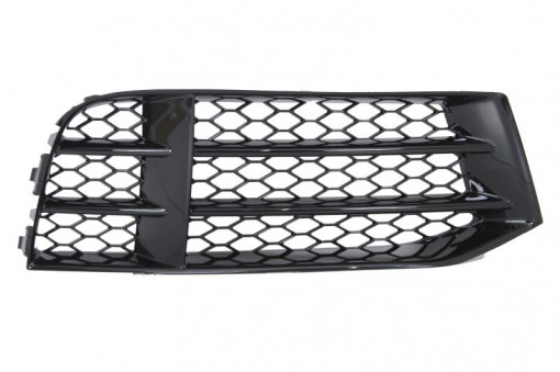 Grila bara fata dreapta (RS5, plastic, negru lucios) AUDI A5 intre 2011-2017