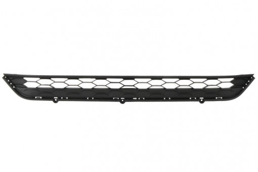 Grila bara fata mijloc superior, plastic, negru potrivit VW TIGUAN 09.07- 07.16-