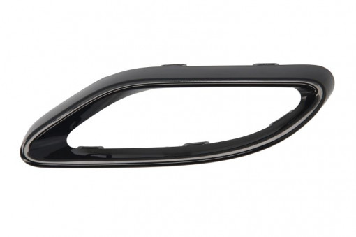 Grila bara Spate Stanga plastic, negru lucios potrivit MERCEDES A V177, A W177 10.19- 04.18-