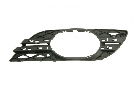 Grila bara Stanga cu locas crom, cu locas proiector potrivit MERCEDES E T-MODEL S211, E W211 03.02-07.09 05.07-04.09
