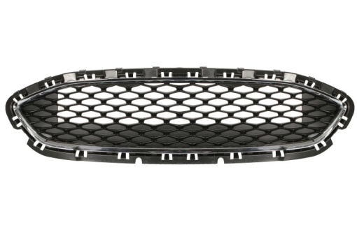 Grila radiator (diesel; pieptene, cu cadru, crom/negru) potrivit FORD FIESTA VII 1.0-1.5D 05.17-