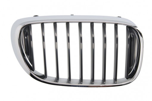 Grila radiator Dreapta (crom/negru) potrivit BMW 7 (G11, G12) 2.0-6.6 07.15-03.19