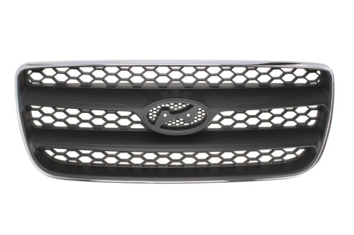 Grila radiator (GL/GLS/SE, crom/negru) potrivit HYUNDAI SANTA FÉ II 2.0D/2.2D/2.7 03.06-12.12 -06.09