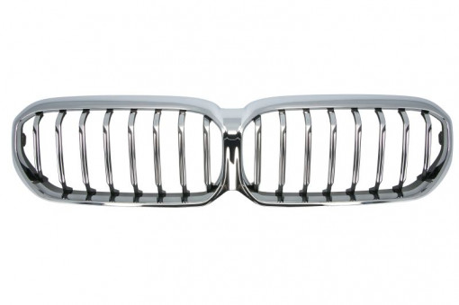 Grila radiator LUXURY, crom potrivit BMW Seria 5 G30, G31, G38, F90 dupa 2020