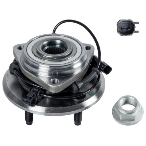 Kit rulmenti roata Fata Dreapta/Stanga (cu mufa) (32x100x49) potrivit JEEP WRANGLER III 2.8D/3.6/3.8 04.07-