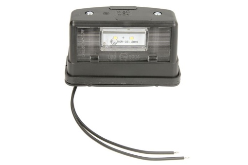Lampa numar inmatriculare (LED, 12/24V, culoare: negru)