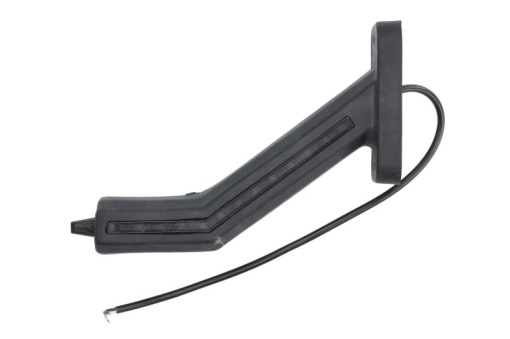 Lumina delimitare dreapta, portocaliu/rosu/alb, LED lungime cablu 400mm, pe brațul lung, 12/24V (IP6K9K)