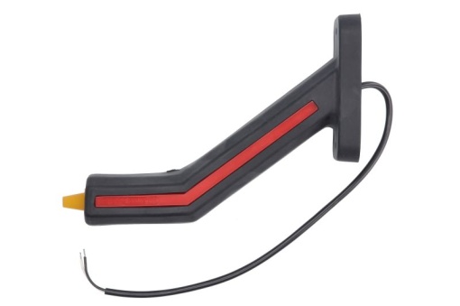 Lumina delimitare dreapta, portocaliu/rosu/alb, LED lungime cablu 400mm, pe brațul lung, 12/24V (IP6K9K)