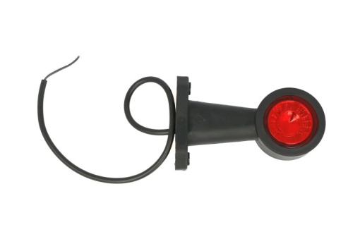 Lumina delimitare stanga/dreapta, rosu/alb, LED lungime cablu 450mm, pe brațul mediu-lung, 12/24V
