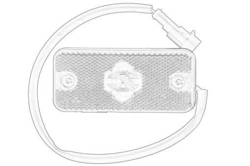 Lumina delimitare stanga, galben, W5W, 12/24V potrivit IVECO EUROSTAR, EUROTECH MH, EUROTECH MP, STRALIS I, TRAKKER I 01.92-