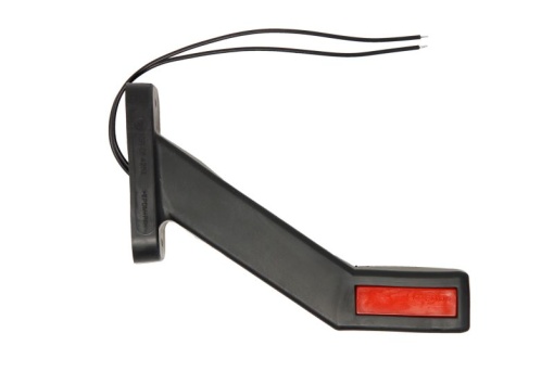 Lumina delimitare stanga, portocaliu/rosu/alb, LED lungime cablu 240mm, pe brațul lung, 12/24V (tip: neon)