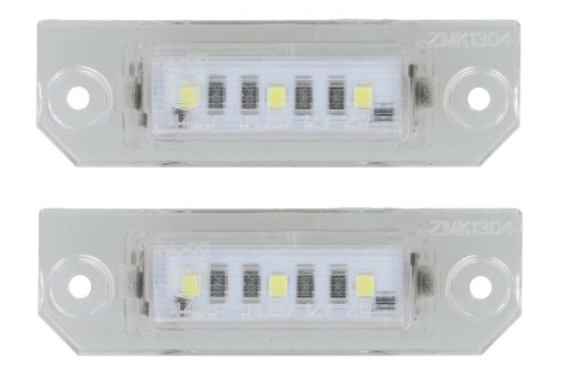 Lumina numar inmatriculare, culoare lumina: alb; set, 12V, cu aprobare circulatie potrivit VW GOLF IV 08.97-06.06