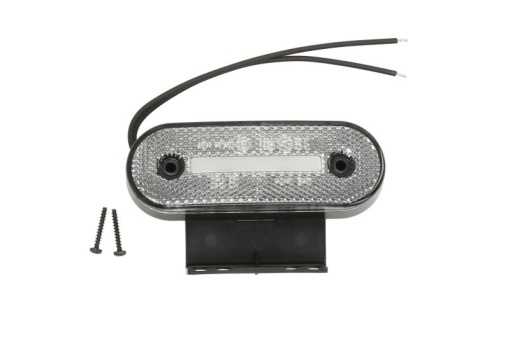 Lumini clarificare stanga/dreapta, alb, LED, inaltime 41mm; latime 115mm; adancime 20mm, în relief, lungime cablu 220mm, cu cuier, 12/24V