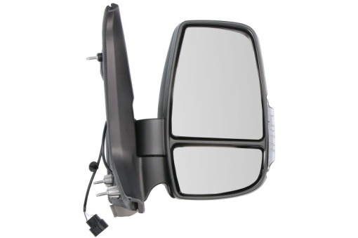 Oglinda dreapta (manual, convex, scurt, cu semnalizator, wy5w bulb) potrivit FORD TRANSIT VI FL 09.18-