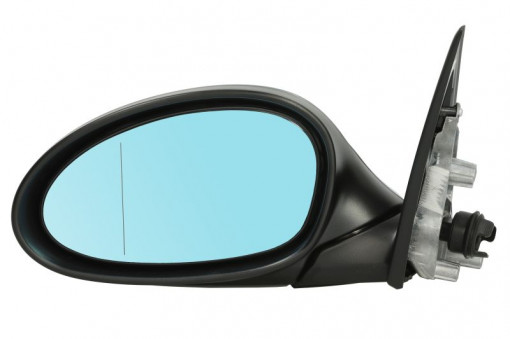 Oglinda laterala Stanga electric, asferica, incalzita, albastru potrivit BMW 1 E81, 1 E82, 1 E87, 1 E88, 3 E90, 3 E91, 3 E92, 3 E93