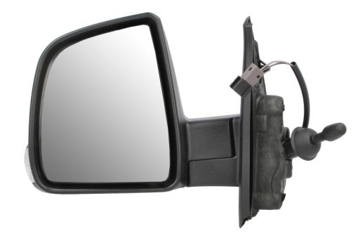Oglinda laterala stanga (mecanica, convex) potrivit FIAT DOBLO II; OPEL COMBO D 09.14-12.22 - Img 1