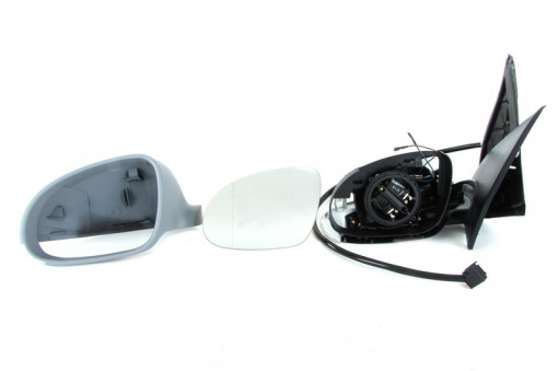 Oglinda stanga electrica, asferic, incalzita, grunduita VW GOLF intre 2003-2009