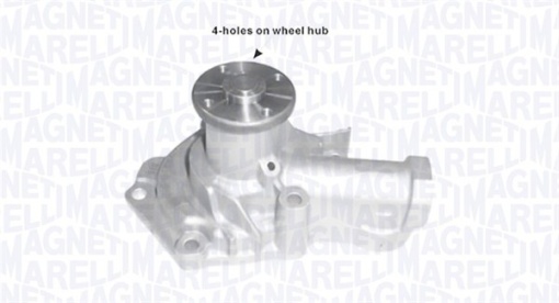 Pompa apa cu garnitura potrivit CHERY TIGGO; HYUNDAI EQUUS / CENTENNIAL, HIGHWAY, SANTA FÉ I, SONATA IV, TRAJET; KIA MAGENTIS I; MITSUBISHI GALANT VI, GALANT VIII, L200 2.0/2.4/4.5 11.88-12.08