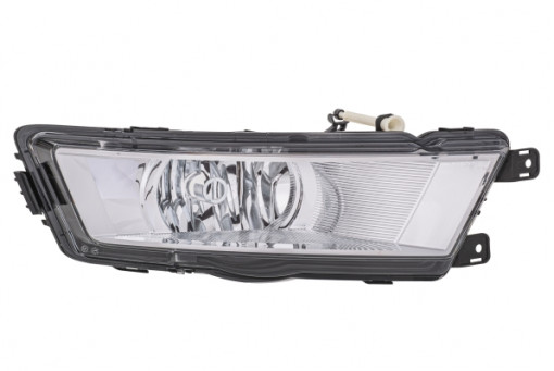 Proiector ceata Dreapta (H8, cromat) potrivit SKODA RAPID 07.12-03.17